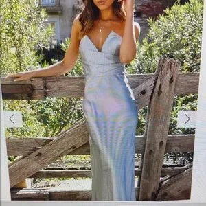 Billy J | Dresses | Elegant Strapless Blue Dress | Poshmark